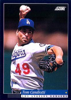 #203 Tom Candiotti - Los Angeles Dodgers -1994 Score Baseball