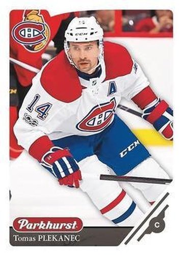 #203 Tomas Plekanec - Montreal Canadiens - 2018-19 Parkhurst Hockey