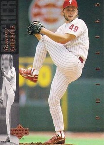 #203 Tommy Greene - Philadelphia Phillies - 1994 Upper Deck Baseball