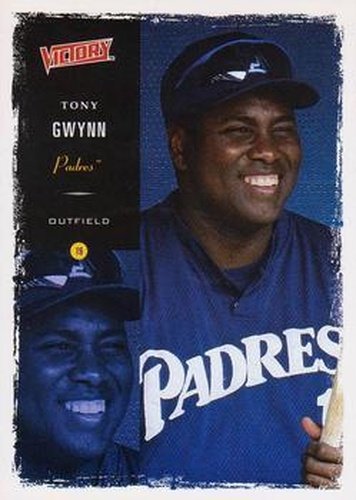 #203 Tony Gwynn - San Diego Padres - 2000 Upper Deck Victory Baseball