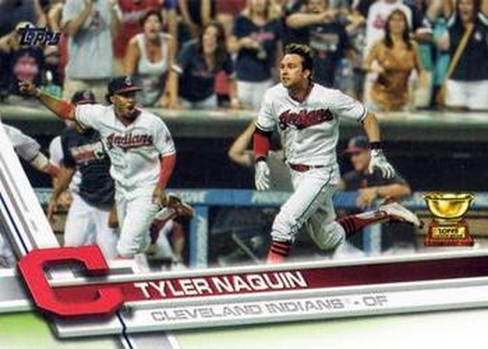 #203 Tyler Naquin - Cleveland Indians - 2017 Topps Baseball