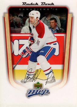 #203 Radek Bonk - Montreal Canadiens - 2005-06 Upper Deck MVP Hockey