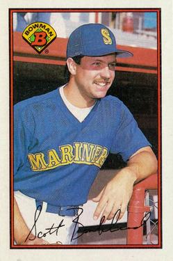 #203 Scott Bankhead - Seattle Mariners - 1989 Bowman Baseball