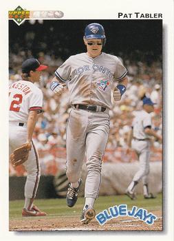 #203 Pat Tabler - Toronto Blue Jays - 1992 Upper Deck Baseball