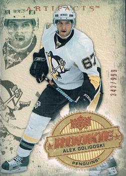 #203 Alex Goligoski - Pittsburgh Penguins - 2008-09 Upper Deck Artifacts Hockey
