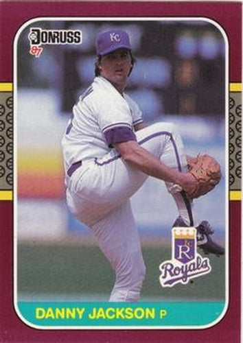 #203 Danny Jackson - Kansas City Royals - 1987 Donruss Opening Day Baseball