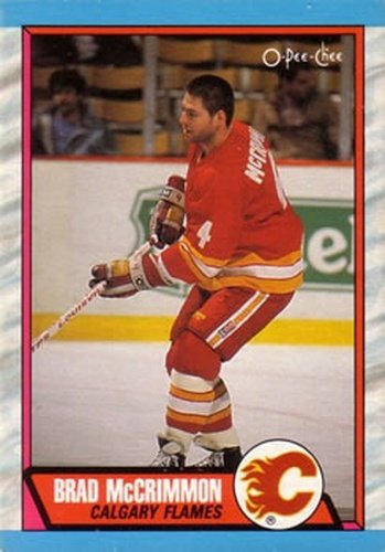 #203 Brad McCrimmon - Calgary Flames - 1989-90 O-Pee-Chee Hockey
