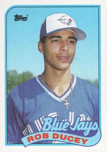 #203 Rob Ducey - Toronto Blue Jays - 1989 Topps Baseball