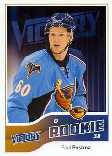 #203 Paul Postma - Atlanta Thrashers - 2011-12 Upper Deck Victory Hockey
