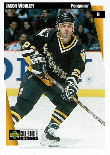#203 Jason Woolley - Pittsburgh Penguins - 1997-98 Collector's Choice Hockey