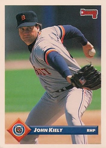 #203 John Kiely - Detroit Tigers - 1993 Donruss Baseball