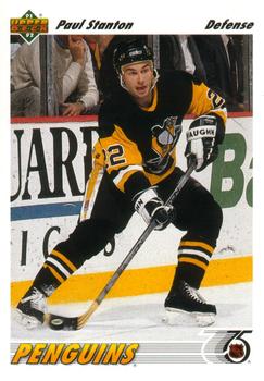 #203 Paul Stanton - Pittsburgh Penguins - 1991-92 Upper Deck Hockey