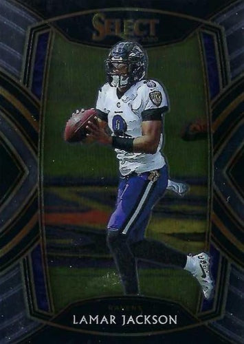 #203 Lamar Jackson - Baltimore Ravens - 2020 Panini Select Football