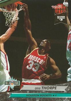 #203 Otis Thorpe - Houston Rockets - 1992-93 Ultra Basketball