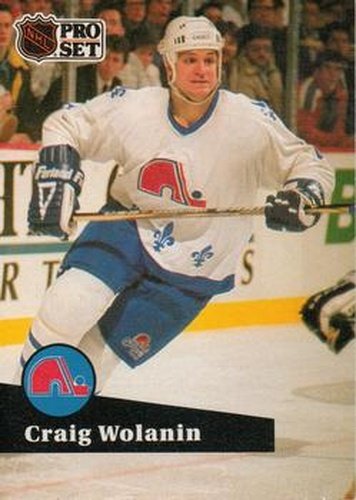 #203 Craig Wolanin - 1991-92 Pro Set Hockey