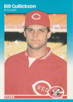 #203 Bill Gullickson - Cincinnati Reds - 1987 Fleer Baseball