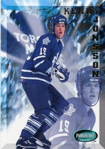 #203 Kenny Jonsson - Toronto Maple Leafs - 1995-96 Parkhurst International Hockey