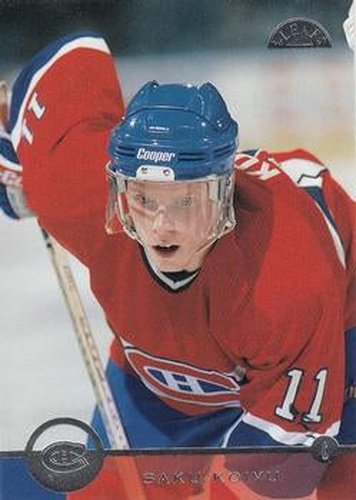 #204 Saku Koivu - Montreal Canadiens - 1996-97 Leaf Hockey