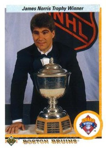 #204 Ray Bourque - Boston Bruins - 1990-91 Upper Deck Hockey