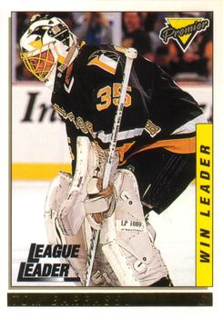 #204 Tom Barrasso - Pittsburgh Penguins - 1993-94 O-Pee-Chee Premier Hockey - Gold