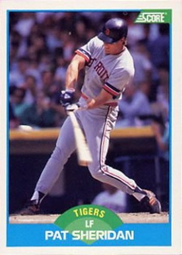 #204 Pat Sheridan - Detroit Tigers - 1989 Score Baseball