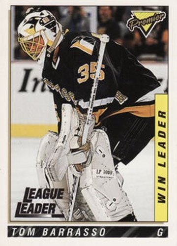 #204 Tom Barrasso - Pittsburgh Penguins - 1993-94 Topps Premier Hockey