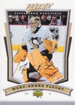 #204 Marc-Andre Fleury - Pittsburgh Penguins - 2007-08 Upper Deck MVP Hockey