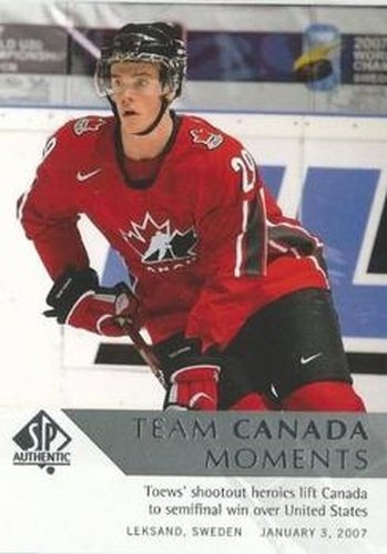 #204 Jonathan Toews - Canada - 2012-13 SP Authentic Hockey