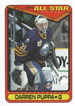 #204 Daren Puppa - Buffalo Sabres - 1990-91 Topps Hockey