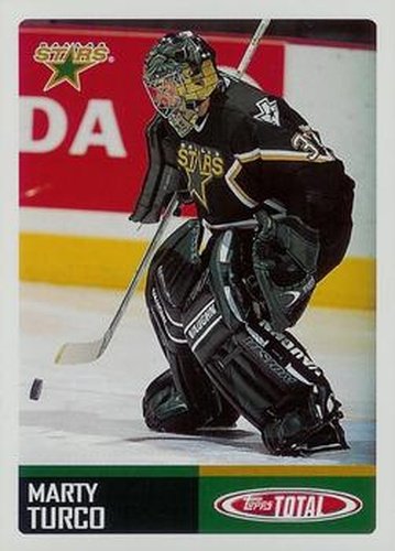 #204 Marty Turco - Dallas Stars - 2002-03 Topps Total Hockey