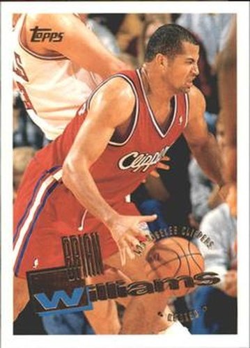 #204 Brian Williams - Los Angeles Clippers - 1995-96 Topps Basketball