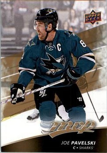 #204 Joe Pavelski - San Jose Sharks - 2017-18 Upper Deck MVP Hockey