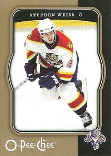 #204 Stephen Weiss - Florida Panthers - 2007-08 O-Pee-Chee Hockey