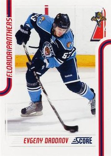 #204 Evgeny Dadonov - Florida Panthers - 2011-12 Score Hockey