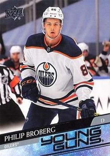 #204 Philip Broberg - Edmonton Oilers - 2020-21 Upper Deck Hockey