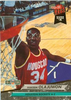#204 Hakeem Olajuwon - Houston Rockets - 1992-93 Ultra Basketball