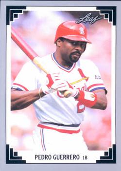 #204 Pedro Guerrero - St. Louis Cardinals - 1991 Leaf Baseball