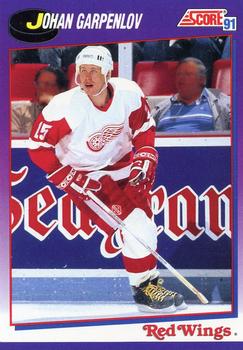 #204 Johan Garpenlov - Detroit Red Wings - 1991-92 Score American Hockey