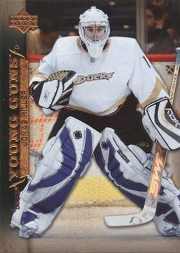 #204 Jonas Hiller - Anaheim Ducks - 2007-08 Upper Deck Hockey