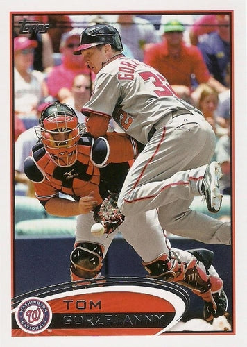 #204 Tom Gorzelanny - Washington Nationals - 2012 Topps Baseball