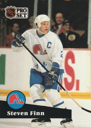 #204 Steven Finn - 1991-92 Pro Set Hockey