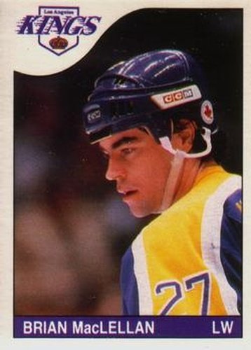 #204 Brian MacLellan - Los Angeles Kings - 1985-86 O-Pee-Chee Hockey