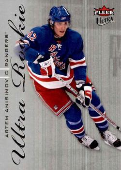 #204 Artem Anisimov - New York Rangers - 2009-10 Ultra Hockey