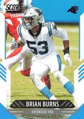 #204 Brian Burns - Carolina Panthers - 2021 Score Football