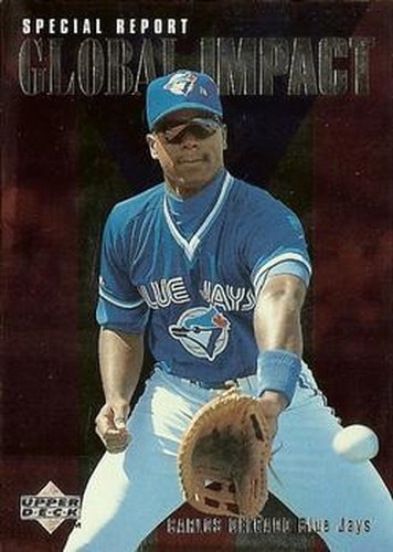 #204 Carlos Delgado - Toronto Blue Jays - 1997 Upper Deck Baseball