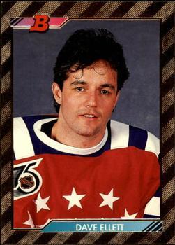 #204 Dave Ellett - Toronto Maple Leafs - 1992-93 Bowman Hockey