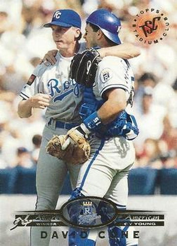 #204 David Cone - Kansas City Royals - 1995 Stadium Club Baseball