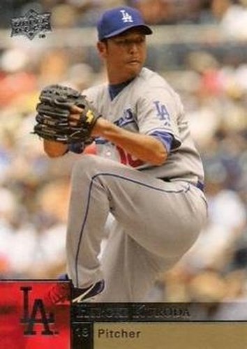 #204 Hiroki Kuroda - Los Angeles Dodgers - 2009 Upper Deck Baseball