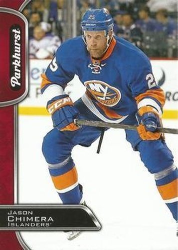 #204 Jason Chimera - New York Islanders - 2016-17 Parkhurst - Red Hockey