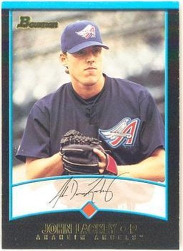 #204 John Lackey - Anaheim Angels - 2001 Bowman Baseball